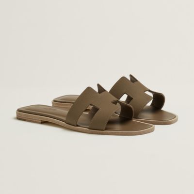 HERMES 　エルメス　オラン　エトープ サンダル オラン エトゥープ ベージュ 36[H202272Z] Sandals Oran